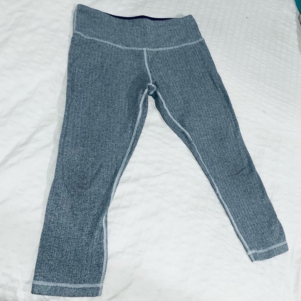 Lululemon Wunder Under Crop size 4/6 - Herringbone